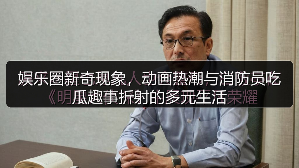 娱乐圈新奇现象，动画热潮与消防员吃瓜趣事折射的多元生活