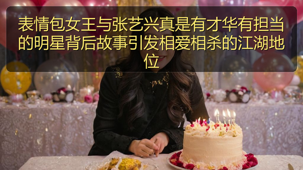 表情包女王与张艺兴真是有才华有担当的明星背后故事引发相爱相杀的江湖地位
