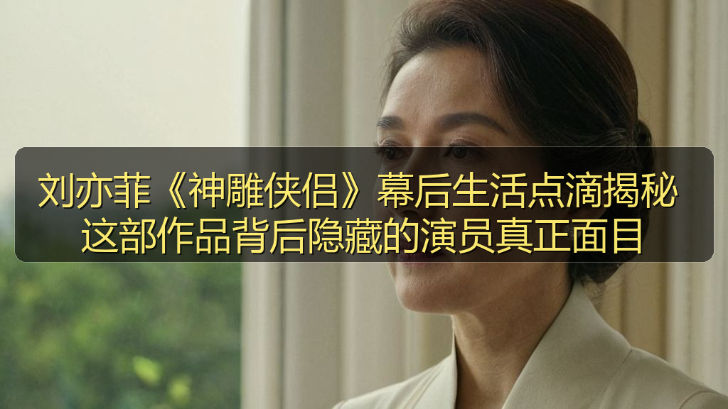 刘亦菲《神雕侠侣》幕后生活点滴揭秘 这部作品背后隐藏的演员真正面目