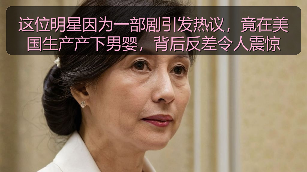 这位明星因为一部剧引发热议,竟在美国生产产下男婴,背后反差令人震惊