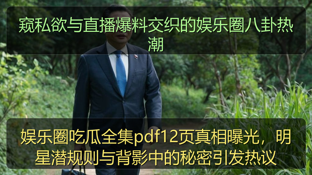 娱乐圈吃瓜全集pdf12页真相曝光，明星潜规则与背影中的秘密引发热议