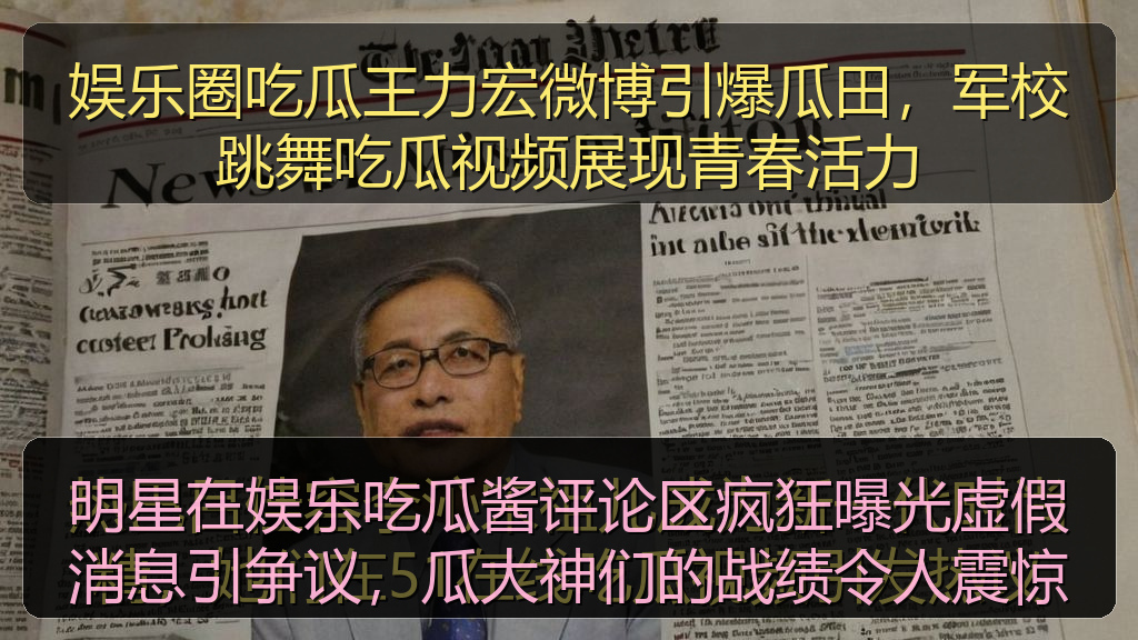明星在娱乐吃瓜酱评论区疯狂曝光虚假消息引争议,瓜大神们的战绩令人震惊