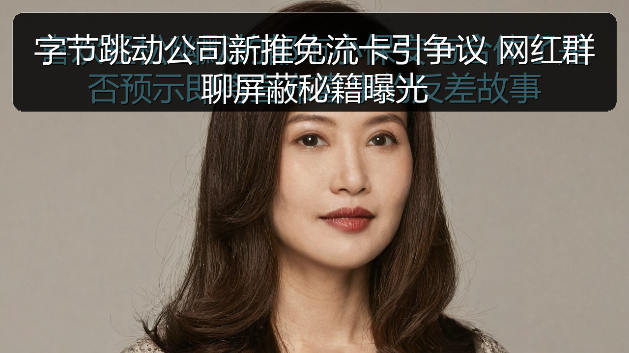 字节跳动公司新推免流卡引争议 网红群聊屏蔽秘籍曝光