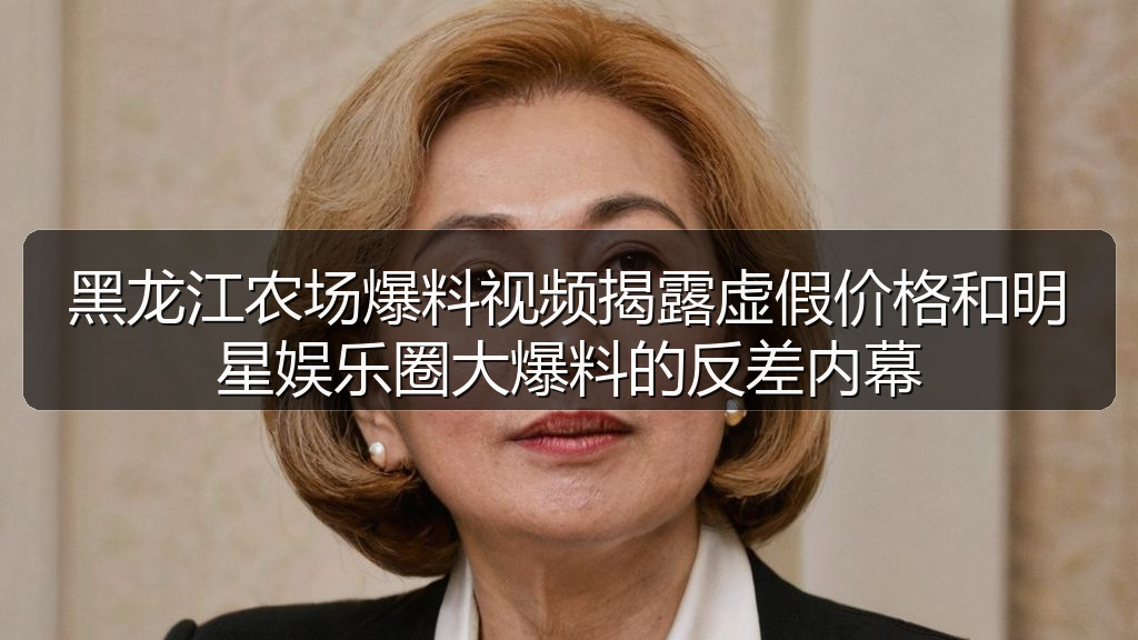 黑龙江农场爆料视频揭露虚假价格和明星娱乐圈大爆料的反差内幕